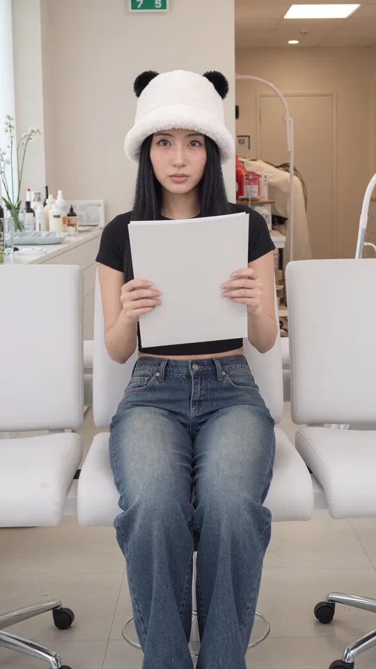 美容クリニックのショートドラマの場面1